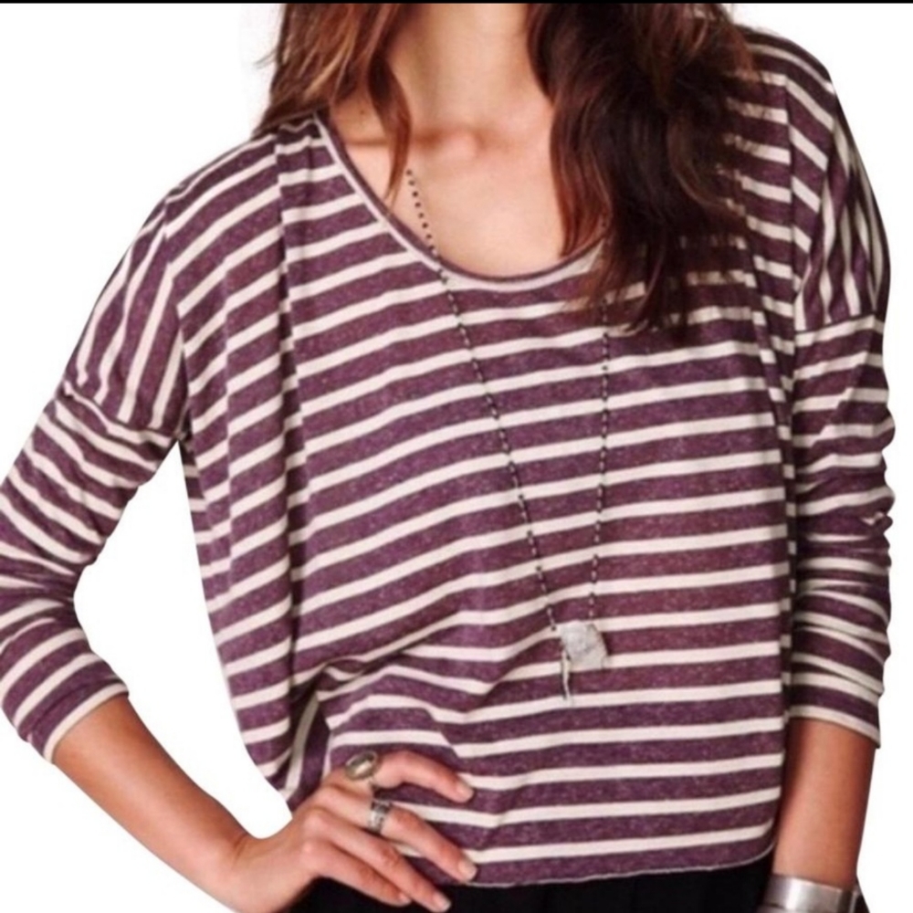 Free People top shorter in front longer in back